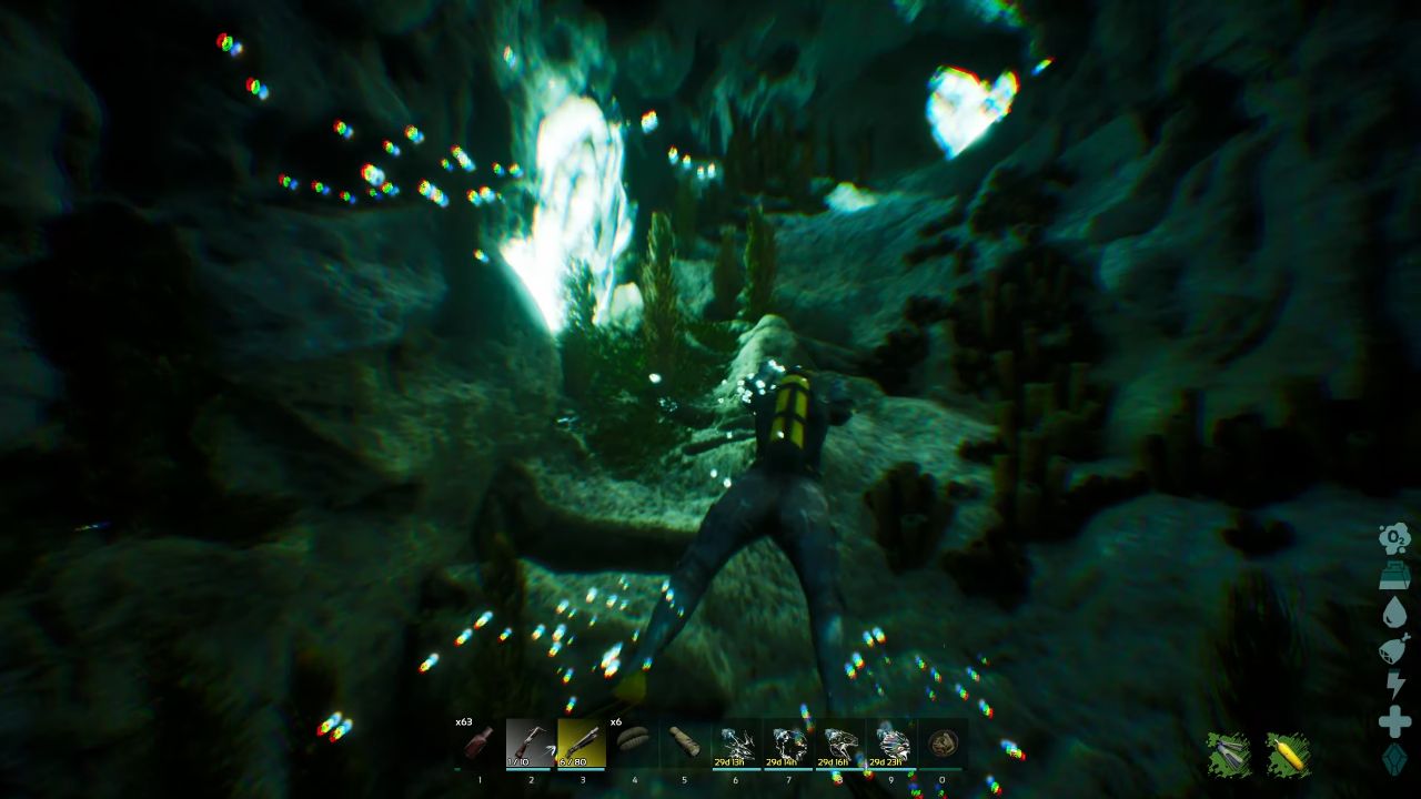 ARK Survival Ascended, PC, Gameplay, How To Find Secret Karkinos Cave, Screenshot, NoobFeed